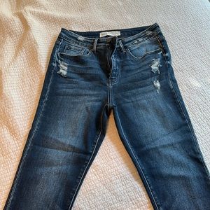 BKE Denim Stella High Rise Ankle Skinny Jean